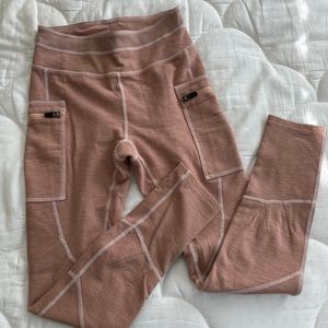 Free People Movement leggings with zipper size 6